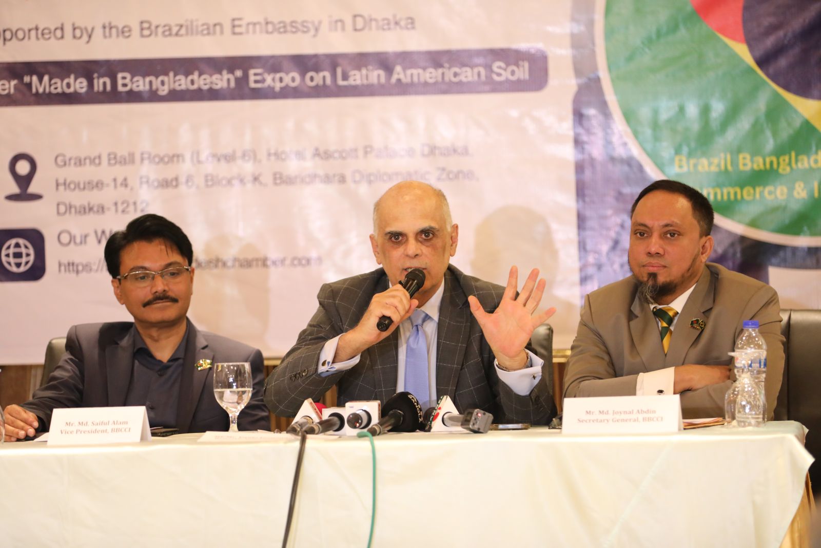 Speakers at the Dhaka press conference